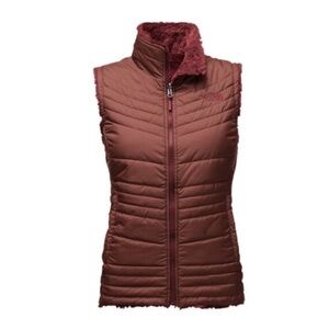 The North face Reversible Mossbud Swirl Vest in Sequoyah Red